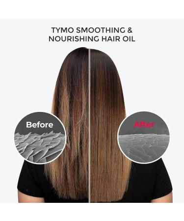 TYMO Weightless Hair Oil - Organic Nourishing Treatment for Shine & Smoothness - Vegan Serum for Dry, Damaged, Frizzy, Curly Hair - 2.7 Fl Oz - Buy Online on GoSupps.com