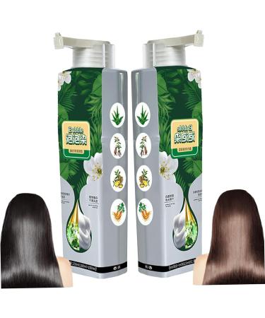 Natural Plant Hair Dye 100ml Bubble Plant Hair Dye Plant Based Hair Dye for Gray Hair Coverage Hair Color for Hair Dyeing Cream Gentle Safe Brown Hair Supplies - Buy Online on GoSupps.com
