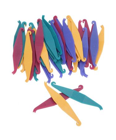40 pieces of dental rubber tapes placed for elastic plastic braces rubber band tools dental tools elastic rubber band cutters for braces