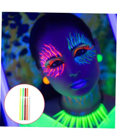 Gogogmee 5pcs Halloween Paint Pen Fluorescence Eyeliner Pen Women Makeup Tool Eye Liner Eye Line Pen Plastic - Buy Online on GoSupps.com