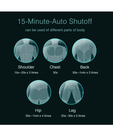 Layhou Deep Tissue Massage Gun for Neck Shoulder & Back 4 Heads 6 Speeds - Perfect Muscle Massager for Ultimate Relaxation - Buy Online on GoSupps.com