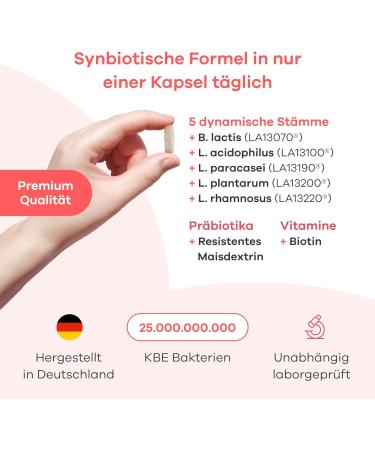 Buy Apriwell Intestinal Culture Complex - Fructose-Free Probiotic with 5 Lactic Acid Bacteria & Biotin | Vegan | Stomach Resistant | 30 Capsules - Buy Online on GoSupps.com