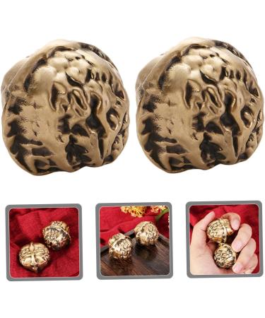 Partykindom Walnut Baoding Balls - Chinese Stress Balls for Finger Exercise & Feng Shui Decor - Buy Online on GoSupps.com