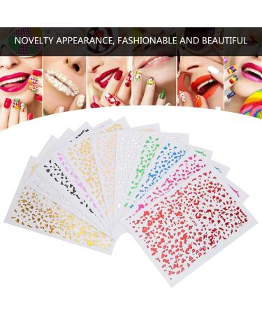 Easy To Use Nail Decoration Sticker Nail Art Sticker Real Pattern Salon Shop for Home - Buy Online on GoSupps.com