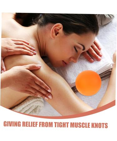 JeCompris 2-St Fascia Release Foot Massager & Yoga Balls - Myofascial Tension Relief Ice Hockey Massage Balls for Neck & Shoulder Pain - Red - Buy Online on GoSupps.com