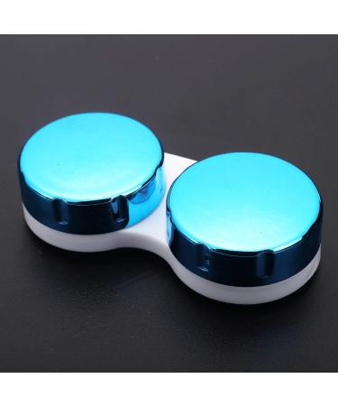 Griwiuiowe Cute Fashion Lens Case - Portable Glitter Luxury Bling Stars Eye Care Set (Blue) | International Shipping Available - Buy Online on GoSupps.com