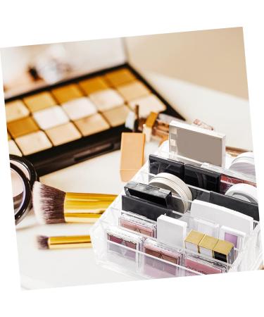 PRETYZOOM Cosmetic Storage Box Storage Drawers Desk Storage Drawer Makeup Palettes Organizers Eye Shadow Blush Transparent 24x23x6.5cm - Buy Online on GoSupps.com