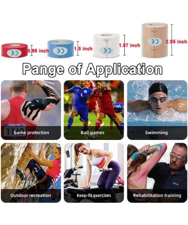 ATETEO Kinesiology Tape F-white L 5mX5cm | High-Quality Athletic Tape - Buy Online on GoSupps.com