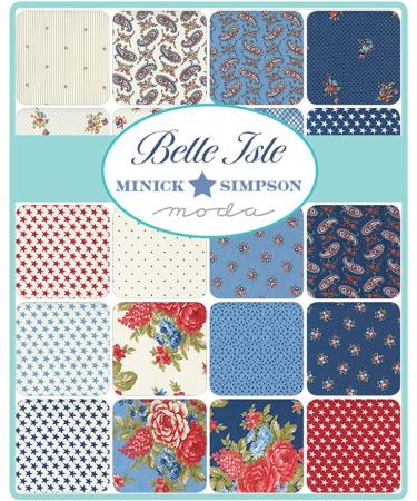 Minick and Simpson Belle Isle Jelly Roll - 40 Assorted 2.5-inch Strips by Moda Fabrics - Buy Online on GoSupps.com