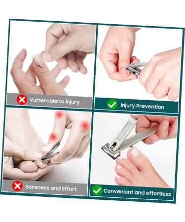 Ipetboom 360 Rotary Nail Scissors Finger Nail Clippers Manicure Trimmer Nail Clippers with Catcher Toenail Trimmer Nail Clippers for Men Pedicure Clipper Cosmetic To Rotate Steel Set - Buy Online on GoSupps.com