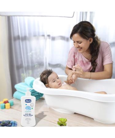 Chicco Baby Moments Gentle Body Wash & Shampoo (500ml) Best for Baby's Sensitive Skin - Buy Online on GoSupps.com