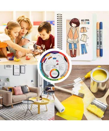 JimKing Creative Color Wheel - Paint Mixing Learning Guide for Makeup & Art Class - 9.25inch - Buy Online on GoSupps.com