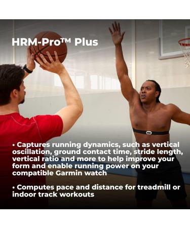 Garmin HRM-Pro Plus Premium Chest Strap Heart Rate Monitor, Captures Running Dynamics - Buy Online on GoSupps.com