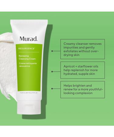 Murad Renewing Cleansing Cream Travel - Anti-Aging Hydrating Face Wash 2.0 Fl Oz | Best Daily Cleanser for Youthful Skin - Buy Online on GoSupps.com