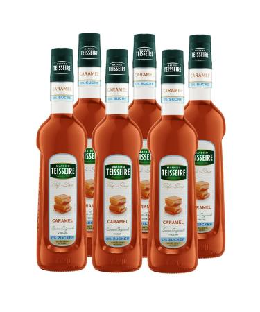Mathieu Teisseire Caramel Syrup 0% Sugar 6 x 700ml