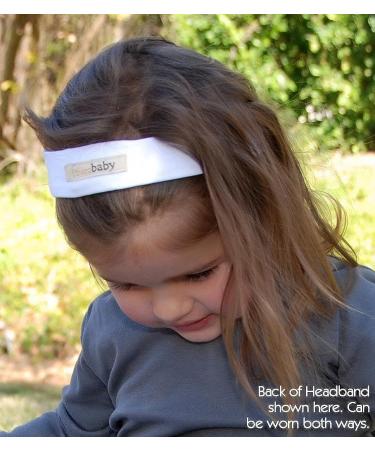 L'ovedbaby Organic Baby-Girls Newborn Headband - White (0/6 Months) - Buy Online on GoSupps.com