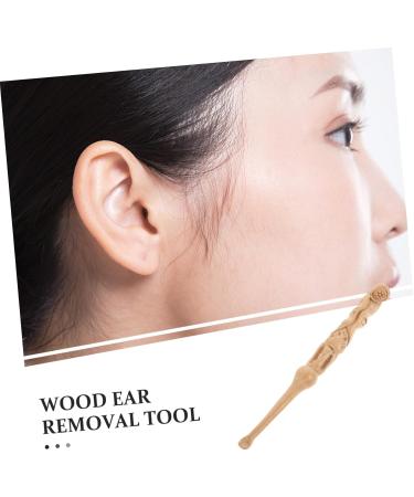 FRCOLOR Wood Ear Wax Pickers - Portable Ear Wax Removal Tools & Carved Ear Cleaners | Effective Earwax Cleaning Solutions - Buy Online on GoSupps.com