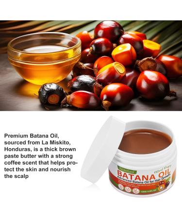 Batana Oil for Hair Growth Hair Growth Oil Organic Prevent Hair Loss Eliminates Split Ends Increases Shine Repairs Damaged Hair & Skin Promotes Hair thickness & Healthiness - Buy Online on GoSupps.com