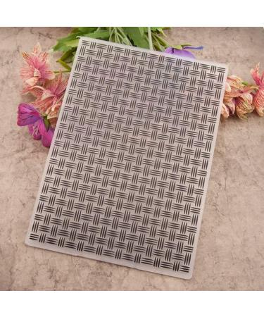 PUPUZAO Plastic Embossing Folder (Weaving Pattern | 5x7 inches) - Ideal for Card Making & Scrapbooking - Buy Online on GoSupps.com