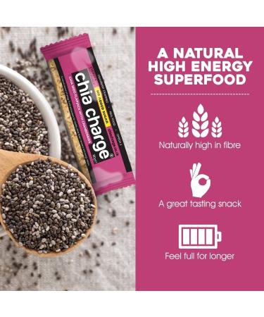 Chia Seed Mini & Big Flapjacks Pack - Berry Energy Bars - Nut Free & Sugar-Free - 20 Count - Ideal for Running, Gym, Cycling - Healthy Snack - Buy Online on GoSupps.com