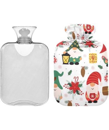 Merry Christmas Wichtel Gift | 1L Heat Bottle for Pain Relief | Hot Water Bag & Hot Pack for Headache & Back Pain - Buy Online on GoSupps.com