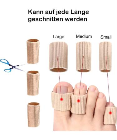 3-Piece Cutable Silicone Toe & Finger Protection Gel | Cushion Bandage for Corns & Calluses | Adjustable Sizes - Buy Online on GoSupps.com