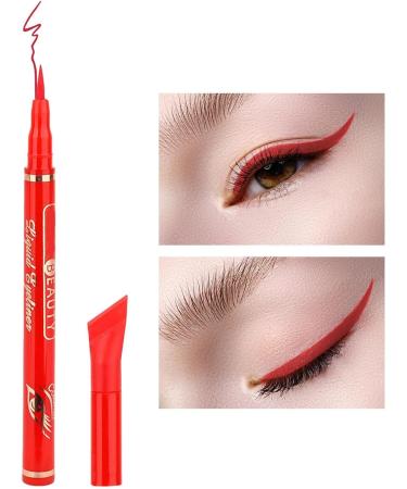 Liquid Eye Pencil - Long-lasting Liner Makeup Waterproof Eye Pencil | Quick-dry Smooth Eyeliner Eye Makeup for Leisure Time Vacation Work Daily Dating Shakven Wingtail Eyeliner_02# - Buy Online on GoSupps.com