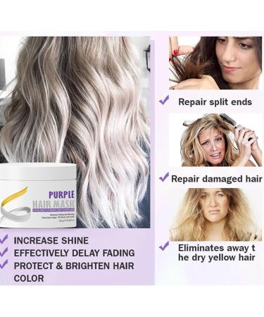  Pemarlis Purple shampoo 300g Silver No Yellow for blonde hair quickly eliminates yellow tones from blonde platinum white or grey hair - Buy Online on GoSupps.com