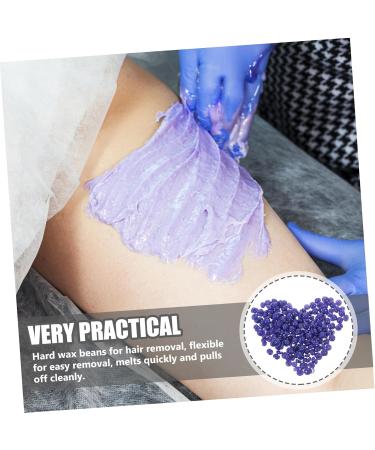 Subsofan Hard Wax Beans - 3 Pack Sensitive Violet Beeswax for Hair Removal | Hard Wax Pearls 0.2x0.2cm - Gentle Depilatory Cream - Buy Online on GoSupps.com