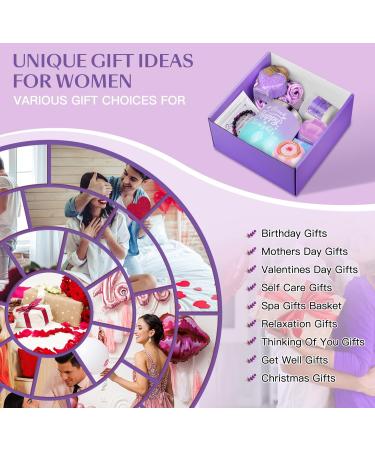 Birthday Gifts for Women Get Well Gifts Basket for Women Self Care Gifts Relaxing Spa Gift Set for Her Christmas Mothers Day Gifts for Mom Best Friend Girlfriends Wife Sister and Coworkers Lavender - Buy Online on GoSupps.com