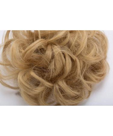 Scrunchy Messy Hair Bun Updo Extension in Dark Blonde & Ash Blonde - Buy Online on GoSupps.com