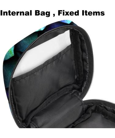 Shop Aesthetic Portable Women's Binding-Up Bags | Menstrual Cup & Pad Pockets for Teens | Mermaid Scales Design - Buy Online on GoSupps.com