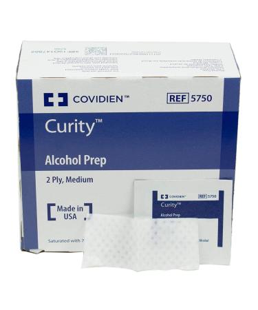 Covidien 5750 Curity Alcohol Prep Sterile Medium 2-ply (Pack of 200) - Buy Now for Quality and Convenience! - Buy Online on GoSupps.com