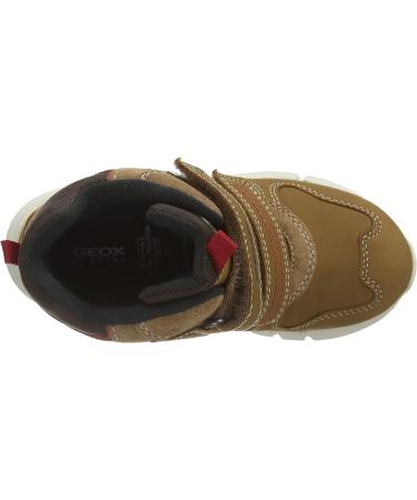 Geox Baby Flexyper Boy B ABX B Hi-Top Sneakers - 7.5 UK Child - Whisky Brown - Buy Online on GoSupps.com