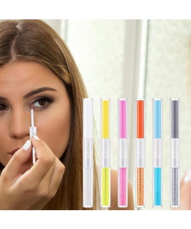 Colorful Eyeliner 6-Colors Dual Ended Colorful Eyeliner Set Colorful Neon Eye Liners for Women Waterproof Long Lasting Rainbow Eyeliner Pencil Quick Dry Eyes Makeup Kit Frifer - Buy Online on GoSupps.com