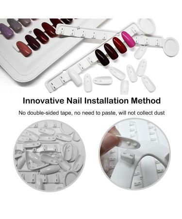 Nail Display Diagram Book - 120 Colors Removable Nail Color Swatch Palette for Professional Use - Buy Online on GoSupps.com