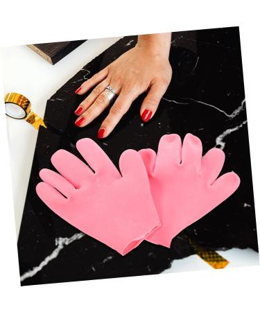 Healeved 2 Pairs Moisturizing Gloves Lotion Mittens Hand Moisturizing Glove Gloves for Sleeping Sleep Gloves for Dry Hand Silicone Gloves Pink Silica Gel Miss Dry Hands Full Foot Cover - Buy Online on GoSupps.com