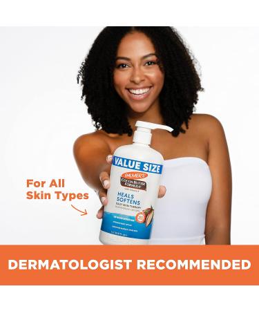 Palmer's Cocoa Butter Formula Daily Skin Therapy Body Lotion Pump Bottle 33.8 Ounces (Pack of 2) 67.6 Fl Oz (Pack of 1) - Buy Online on GoSupps.com