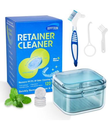 ACWOO Retainer Cleaning Tablets - 120 Count | Freshens Retainers Braces & Dentures | Oral Care & Protection - Buy Online on GoSupps.com