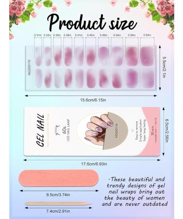Kalolary Gel Nail Polish Strips - Full Nail Wraps Decal Set for Women/Girls - Semi Cured, Waterproof & Easy Application - Includes Nail File & Stick - UV/LED Lamp Required (10 pcs) - Buy Online on GoSupps.com