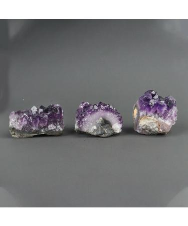 1pc Natural Quartz Crystal Amethyst Cluster Geode Specimen Stones - Buy Online on GoSupps.com