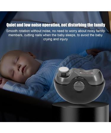 Electric Nail Clippers USB Rechargeable Safety Automatic Nail Trimmer for Night (Black) - Buy Online on GoSupps.com