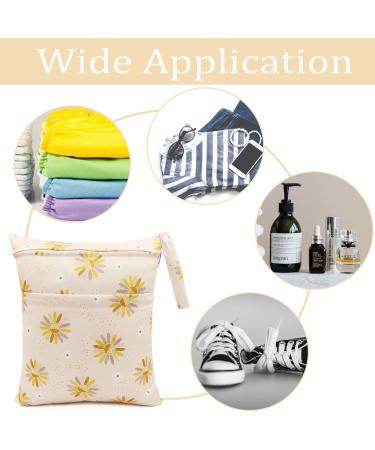 Felfang Diaper Bag Set - 2 Wetbag Organizers Reusable Fabric Diapers (Cactus & Yellow Flower) - Stylish & Eco-Friendly | Shop Internationally! - Buy Online on GoSupps.com