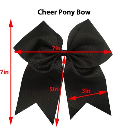 Kenz Laurenz Green Cheer Bows for Girls and Women - Cheerleading Softball Team Bow with Ponytail Holder | Strong Hair Ties Bands for Uniforms - Buy Online on GoSupps.com