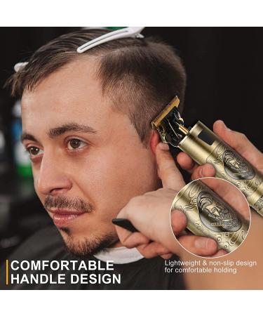 Pynogeez Cordless Hair Clippers for Men - Professional Baldheaded Trimmer with LCD Display, Rechargeable Gold Grooming Kit - Buy Online on GoSupps.com