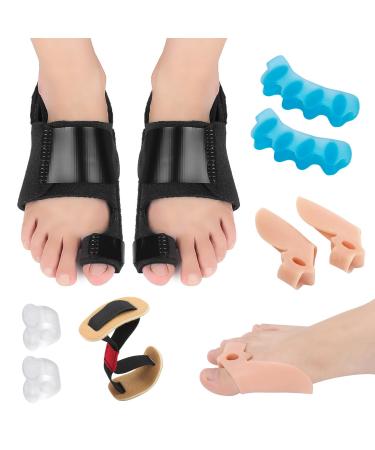 Hallux valgus correction set bale toe correction set gel-toe spreader toe separator Bunion Corrector rail for men and women hallux valgus for overlapping toe (9)