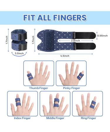 Shop Trigger Thumb Splints & Finger Braces - 4pcs Breathable Support for Arthritis & Injuries - International Shipping - Buy Online on GoSupps.com