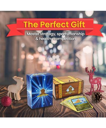 Golden Groundhog TCG Deck Box Bundle with 50 Assorted Pokemon Cards - Mew Limited Edition Bundle with Rares, Foils, and Legendary Mew Card - Buy Online on GoSupps.com