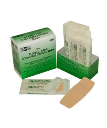 First Aid Only 1-470 Flexible Fabric Adhesive Strips 3 Length x 2 Width (Box of 50)