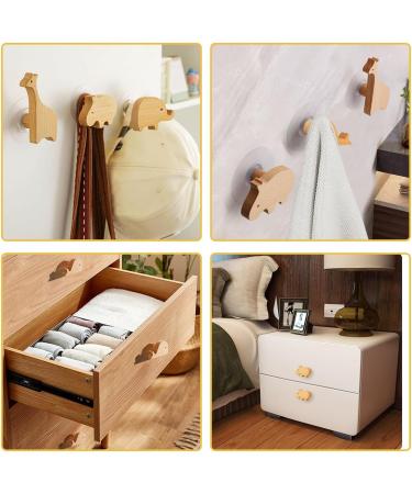 Ortviai 8-Piece Children's Wardrobe Set | Wooden Clothes Hooks & Antique Handles | Durable Kids Furniture - Buy Online on GoSupps.com